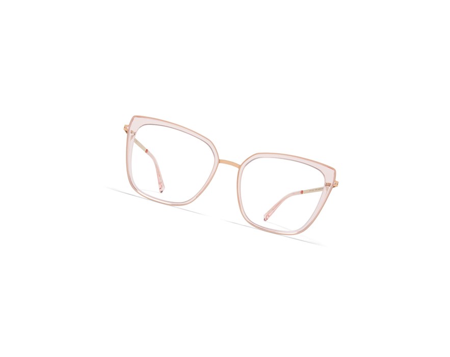 Glasses Mykita Lite Acetate Sanna Optical Frame A27 Champagne Gold/Rose Water / Clear | 24659-TROJ
