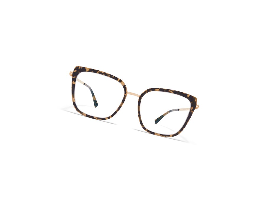 Glasses Mykita Lite Acetate Sanna Optical Frame A38 Champagne Gold/Antigua / Clear | 43218-DUVP