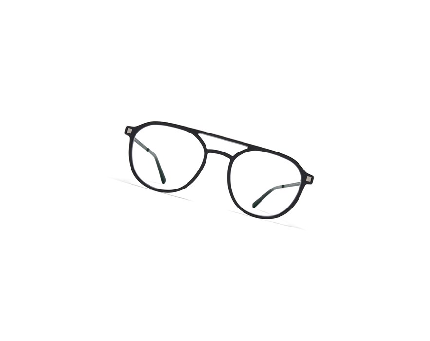 Glasses Mykita Lite Acetate Tulok Optical Frame C95 Black/Silver/Black / Clear | 91365-AVGF