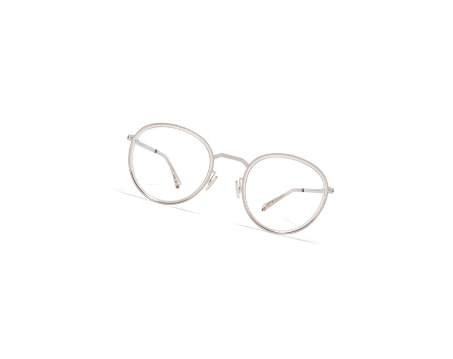 Glasses Mykita Lite Acetate Tuva Optical Frame A41 Shiny Silver/Champagne / Clear | 54261-ZVTS