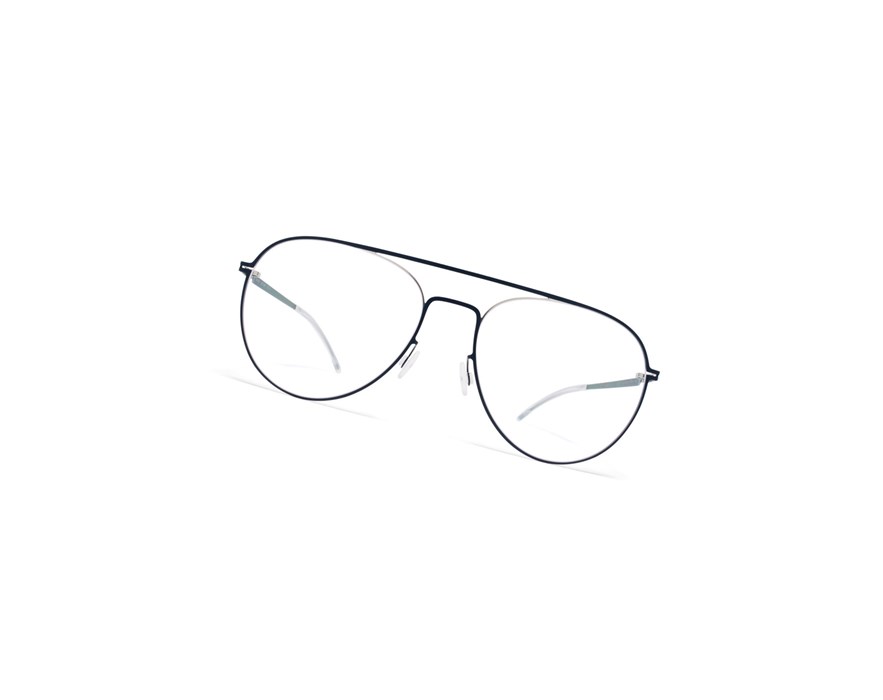 Glasses Mykita Lite Eero Optical Frame Silver/Navy / Clear | 15940-OIPF