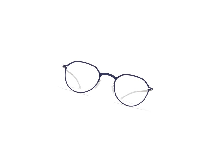 Glasses Mykita Lite Gunnarson Optical Frame Navy/Silver (Outside/Inside) / Clear | 42185-ITZB