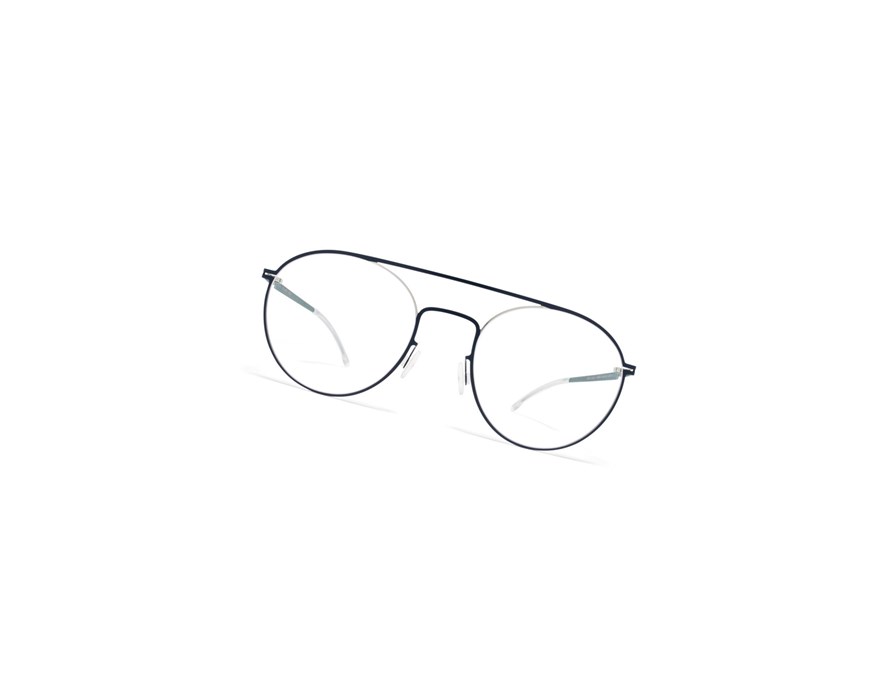 Glasses Mykita Lite Minttu Optical Frame Silver/Navy / Clear | 84673-CIQH