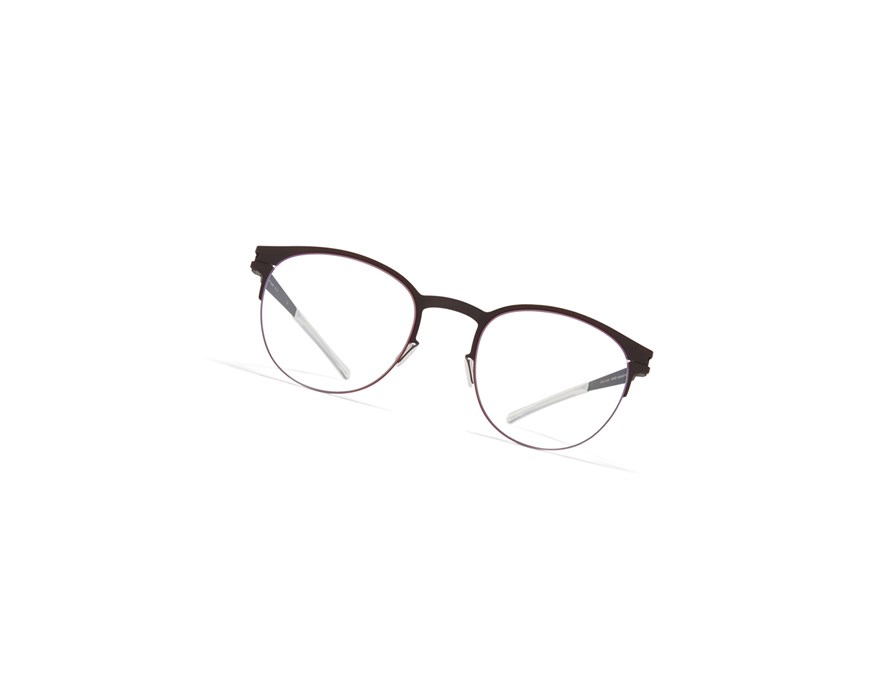 Glasses Mykita No1 Emory Optical Frame Ebony Brown/Cranberry / Clear | 83951-TMKQ