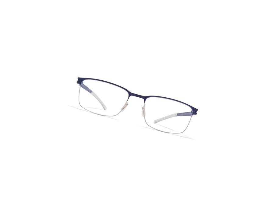 Glasses Mykita No1 Gerhard Optical Frame Silver/Navy / Clear | 18472-ZXJW