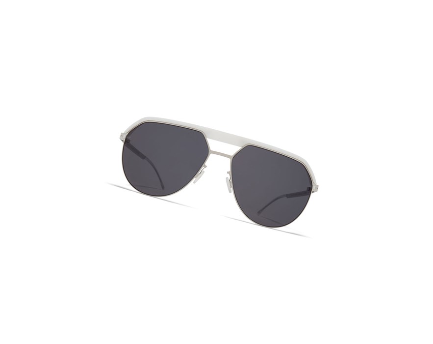 Lentes De Sol Mykita Leica Ml02 Plateados Negros | 80324-ZAJO