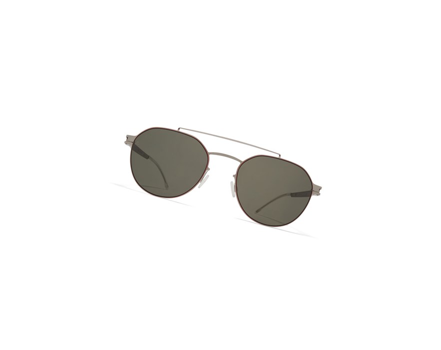 Lentes De Sol Mykita Leica Ml04 Plateados Rojos | 81703-QWVR