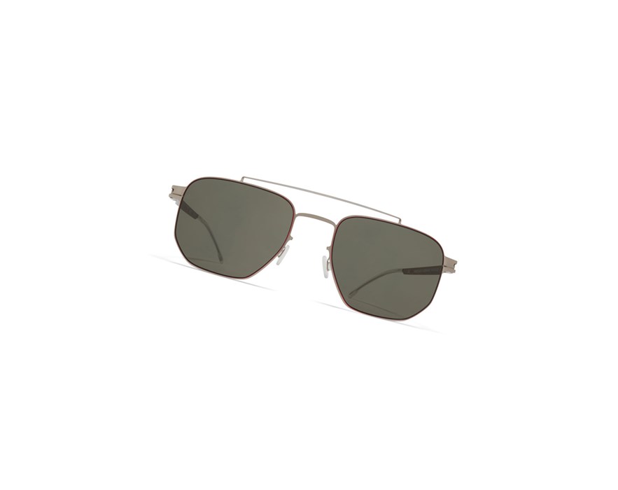 Lentes De Sol Mykita Leica Ml05 Plateados Rojos | 69834-QWCA