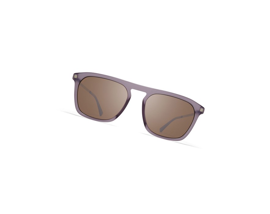 Lentes De Sol Mykita Lite Acetate Kallio Plateados Marrom | 72645-TCKO