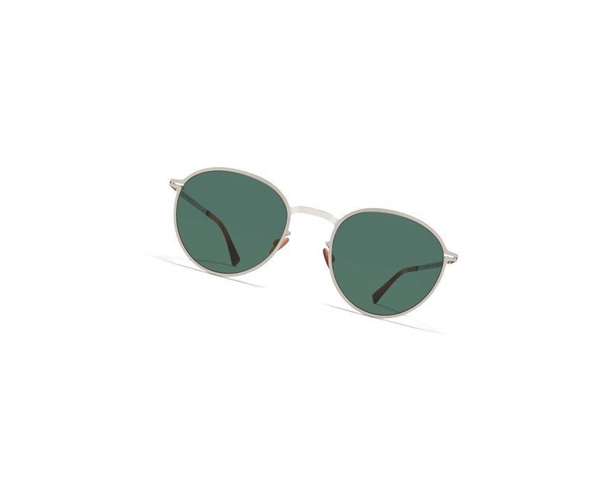 Lentes De Sol Mykita Lite Acetate Kasimir Plateados Verdes Oscuro | 12836-AUEZ