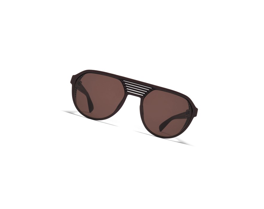 Lentes De Sol Mykita Mylon Peak Marrom Marrom | 46123-QUIL
