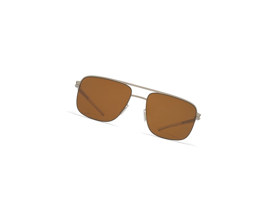 Lentes De Sol Mykita No1 Wilder Plateados Marrom | 20714-BGRS