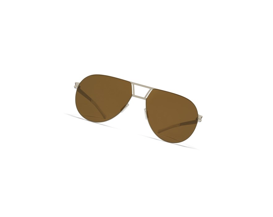 Lentes De Sol Mykita No1 Zane Plateados Marrom | 54093-LPOJ